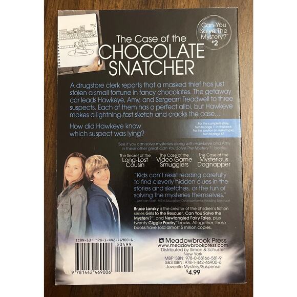 Hawkeye Collins & Amy Adams Mystery Chapter Books Juvenile Suspense Books 1-4 - Picture 5 of 12